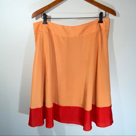 The Limited Tangerine A-Line Skirt Size Large - Picture 4 of 4